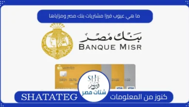 ما هي عيوب فيزا مشتريات بنك مصر ومزاياها